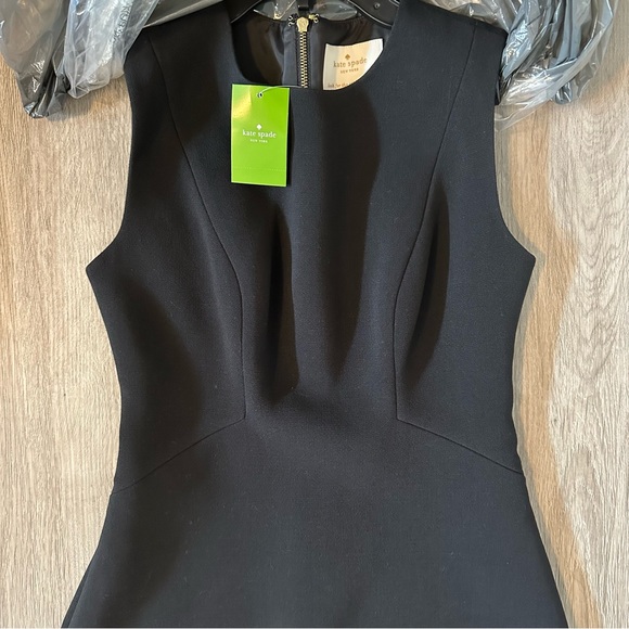 Kate Spade Black Sicily Dress Size 0 - Picture 5 of 7